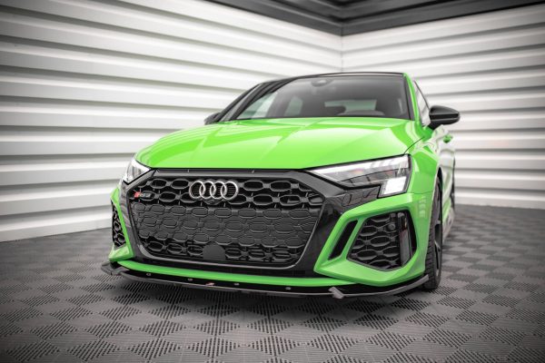 Audi RS3 Sedan 8Y - Lâmina frontal V.1 | AU-RS3-8Y-S-FD1G | Produto Maxton Design distribuído por Unicartuning. Audi RS3 Sedan 8Y - Lâmina frontal V.1 | AU-RS3-8Y-S-FD1G | Produto Maxton Design distribuído por Unicartuning.