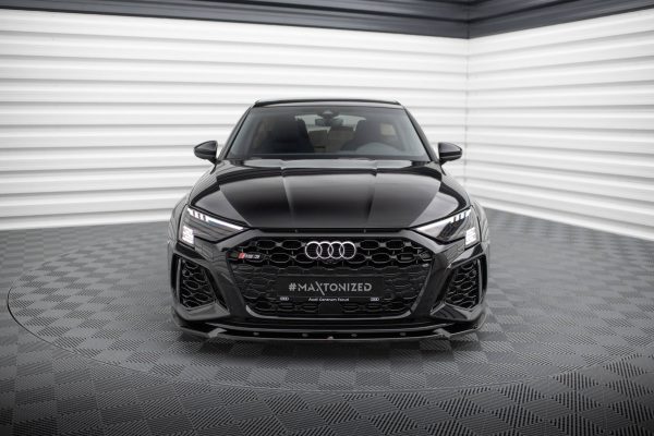 Audi RS3 Sportback 8Y - Lâmina frontal V.1 | AU-RS3-8Y-S-FD1G | Produto Maxton Design distribuído por Unicartuning. Audi RS3 Sportback 8Y - Lâmina frontal V.1 | AU-RS3-8Y-S-FD1G | Produto Maxton Design distribuído por Unicartuning.