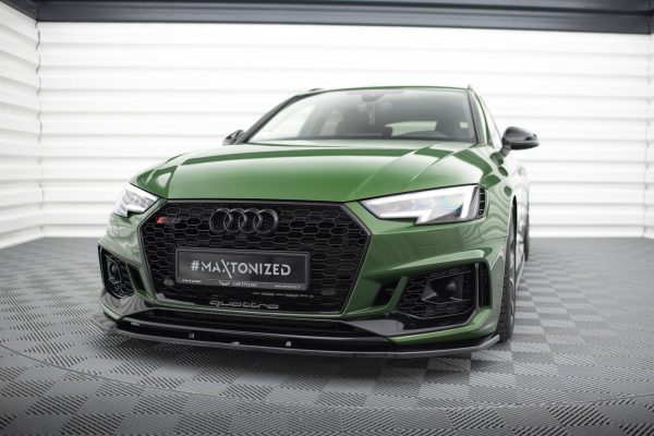 Audi RS4 B9 - Lâmina frontal V.1 | AU-RS4-B9-FD1G | Produto Maxton Design distribuído por Unicartuning. Audi RS4 B9 - Lâmina frontal V.1 | AU-RS4-B9-FD1G | Produto Maxton Design distribuído por Unicartuning.