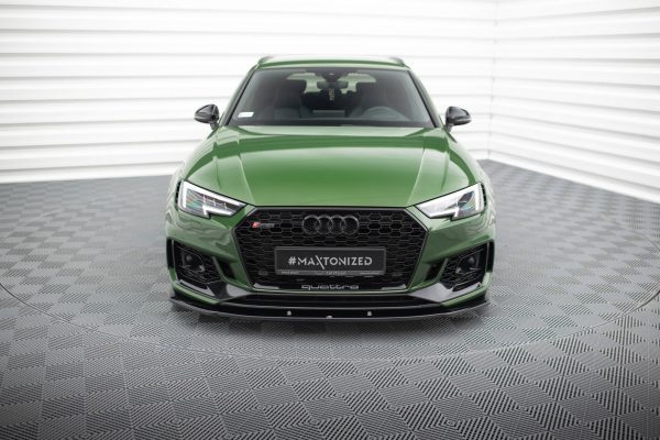 Audi RS4 B9 - Lâmina frontal V.1 | AU-RS4-B9-FD1G | Produto Maxton Design distribuído por Unicartuning. Audi RS4 B9 - Lâmina frontal V.1 | AU-RS4-B9-FD1G | Produto Maxton Design distribuído por Unicartuning.