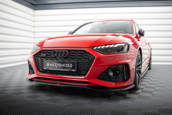 Audi RS4 B9 (facelift) - Lâmina frontal V.1 | AU-RS4-B9F-FD1G | Produto Maxton Design distribuído por Unicartuning. Audi RS4 B9 (facelift) - Lâmina frontal V.1 | AU-RS4-B9F-FD1G | Produto Maxton Design distribuído por Unicartuning.