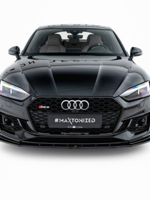 Audi RS5 Coupé / Sportback F5 - Lâmina frontal V.1 | AU-RS5-2-FD1G | Produto Maxton Design distribuído por Unicartuning. Audi RS5 Coupé / Sportback F5 - Lâmina frontal V.1 | AU-RS5-2-FD1G | Produto Maxton Design distribuído por Unicartuning.