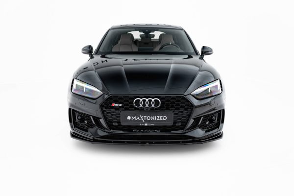 Audi RS5 Coupé / Sportback F5 - Lâmina frontal V.1 | AU-RS5-2-FD1G | Produto Maxton Design distribuído por Unicartuning. Audi RS5 Coupé / Sportback F5 - Lâmina frontal V.1 | AU-RS5-2-FD1G | Produto Maxton Design distribuído por Unicartuning.