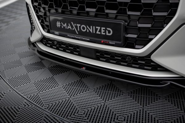 Audi RS Q3 F3 - Lâmina frontal V.1 | AU-RSQ3-2-FD1G | Produto Maxton Design distribuído por Unicartuning.