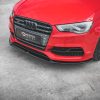 Audi S3 / A3 S-Line 8V Sedan / Cabrio - Lâmina frontal V.1 | AU-S3-3-FD1G | Produto Maxton Design distribuído por Unicartuning.