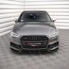 Audi S3 / A3 S-Line Sportback 8V (facelift) - Lâmina frontal V.1 | AU-S3-3F-SB-FD1G | Produto Maxton Design distribuído por Unicartuning. Audi S3 / A3 S-Line Sportback 8V (facelift) - Lâmina frontal V.1 | AU-S3-3F-SB-FD1G | Produto Maxton Design distribuído por Unicartuning.