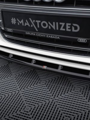 Audi S3 / A3 S-Line Sportback / Hatchback 8V - Lâmina frontal V.1 | AU-S3-8V-SB-FD1G | Produto Maxton Design distribuído por Unicartuning.