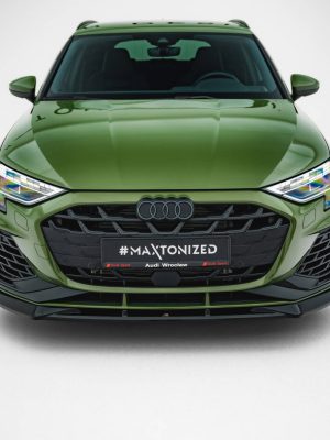 Audi S3 Sportback / A3 S-Line Sportback 8Y (facelift) - Lâmina frontal V.1 | AU-S3-8YF-S-FD1G | Produto Maxton Design distribuído por Unicartuning. Audi S3 Sportback / A3 S-Line Sportback 8Y (facelift) - Lâmina frontal V.1 | AU-S3-8YF-S-FD1G | Produto Maxton Design distribuído por Unicartuning.