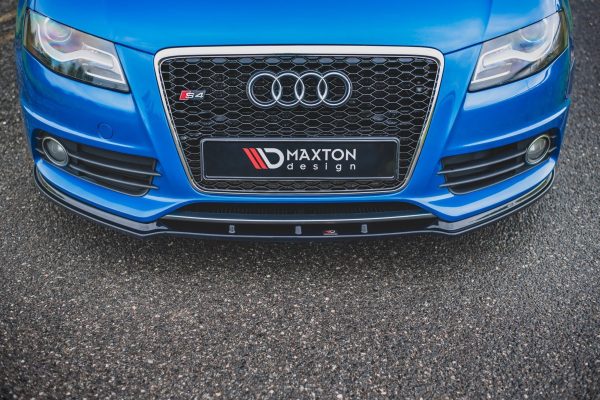 Audi S4 / A4 S-Line B8 - Lâmina frontal V.1 | AU-S4-B8-FD1G | Produto Maxton Design distribuído por Unicartuning.