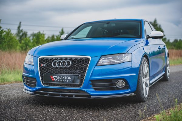 Audi S4 / A4 S-Line B8 - Lâmina frontal V.1 | AU-S4-B8-FD1G | Produto Maxton Design distribuído por Unicartuning.