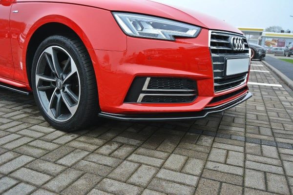 Audi S4 / A4 S-Line B9 - Lâmina frontal V.1 | AU-A4-B9-SLINE-FD1G | Produto Maxton Design distribuído por Unicartuning. Audi S4 / A4 S-Line B9 - Lâmina frontal V.1 | AU-A4-B9-SLINE-FD1G | Produto Maxton Design distribuído por Unicartuning.