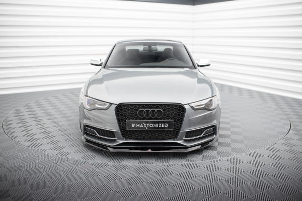 Audi S5 / A5 S-Line 8T Fl - Lâmina frontal V.1 | AU-A5-1F-SLINE-FD1G | Produto Maxton Design distribuído por Unicartuning. Audi S5 / A5 S-Line 8T Fl - Lâmina frontal V.1 | AU-A5-1F-SLINE-FD1G | Produto Maxton Design distribuído por Unicartuning.