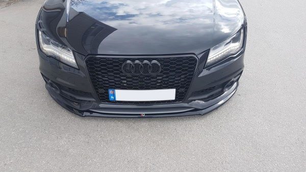 Audi S7 / A7 S-Line C7 - Lâmina frontal V.1 | AU-A7-1-SLINE-FD1G | Produto Maxton Design distribuído por Unicartuning.