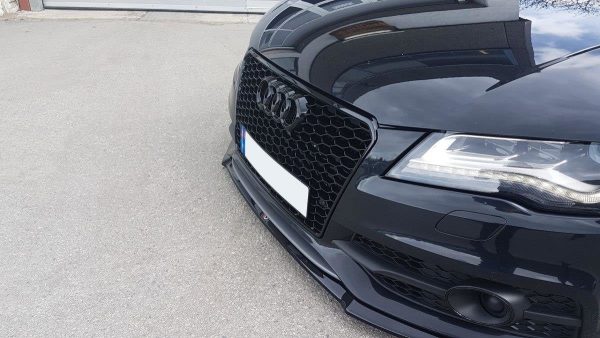 Audi S7 / A7 S-Line C7 - Lâmina frontal V.1 | AU-A7-1-SLINE-FD1G | Produto Maxton Design distribuído por Unicartuning.