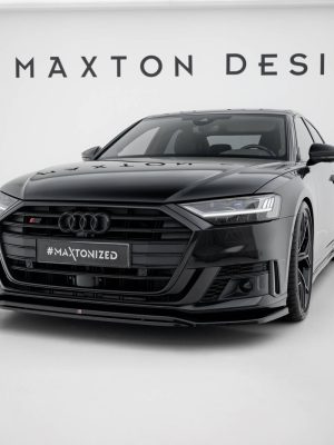 Audi S8 / A8 S-Line D5 - Lâmina frontal V.1 | AU-S8-D5-FD1G+FD1RG | Produto Maxton Design distribuído por Unicartuning.