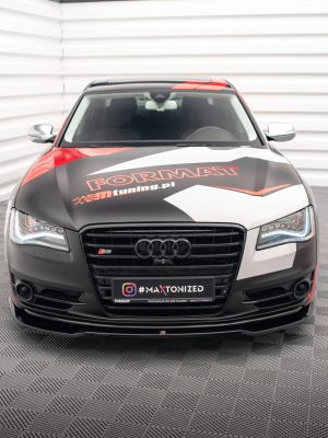 Audi S8 D4 - Lâmina frontal V.1 | AU-A8-D4-SLINE-FD1G | Produto Maxton Design distribuído por Unicartuning. Audi S8 D4 - Lâmina frontal V.1 | AU-A8-D4-SLINE-FD1G | Produto Maxton Design distribuído por Unicartuning.