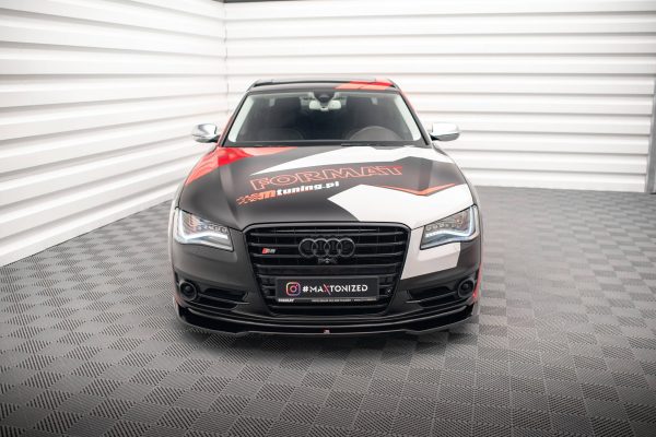 Audi S8 D4 - Lâmina frontal V.1 | AU-A8-D4-SLINE-FD1G | Produto Maxton Design distribuído por Unicartuning.