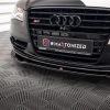 Audi S8 D4 - Lâmina frontal V.1 | AU-A8-D4-SLINE-FD1G | Produto Maxton Design distribuído por Unicartuning.