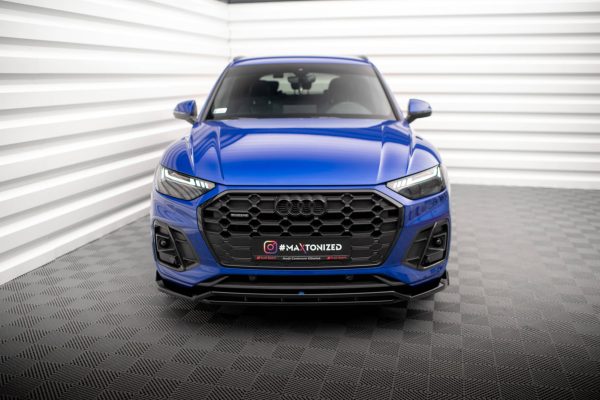 Audi SQ5 / Q5 S-Line SUV / Sportback Mk2 (facelift) - Lâmina frontal V.1 | AU-SQ5-2F-SB-FD1G+FD1RG | Produto Maxton Design distribuído por Unicartuning. Audi SQ5 / Q5 S-Line SUV / Sportback Mk2 (facelift) - Lâmina frontal V.1 | AU-SQ5-2F-SB-FD1G+FD1RG | Produto Maxton Design distribuído por Unicartuning.