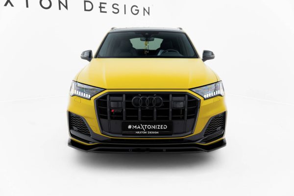 Audi SQ7 /Q7 S-Line Mk2 (4m) (facelift) - Lâmina frontal V.1 | AU-SQ7-2F-FD1G+FD1RG | Produto Maxton Design distribuído por Unicartuning.
