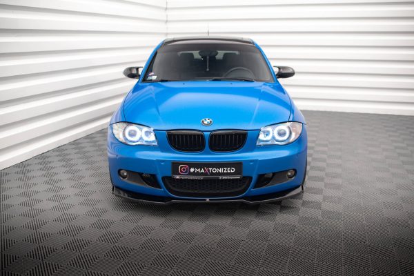 BMW 1 Pack M E87 / E81 (facelift) - Lâmina frontal V.1 | BM-1-87F-MPACK-FD1G | Produto Maxton Design distribuído por Unicartuning.