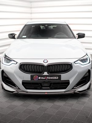 BMW 2 Coupé Pack M / M240i G42 - Lâmina frontal V.1 | BM-2-42-MPACK-FD1G | Produto Maxton Design distribuído por Unicartuning.
