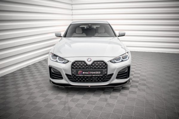 BMW 4 / I4 Gran Coupé Pack M / M440i G26 - Lâmina frontal V.1 | BM-4-G26-MPACK-GC-FD1G | Produto Maxton Design distribuído por Unicartuning. BMW 4 / I4 Gran Coupé Pack M / M440i G26 - Lâmina frontal V.1 | BM-4-G26-MPACK-GC-FD1G | Produto Maxton Design distribuído por Unicartuning.