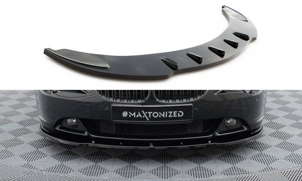 BMW 6 Coupé E63 / Cabrio E64 - Lâmina frontal V.1 | BM-6-63-FD1G | Produto Maxton Design distribuído por Unicartuning.