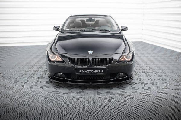 BMW 6 Coupé E63 / Cabrio E64 - Lâmina frontal V.1 | BM-6-63-FD1G | Produto Maxton Design distribuído por Unicartuning.