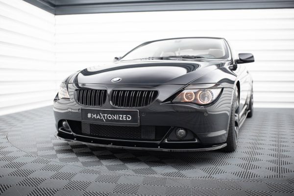 BMW 6 Coupé E63 / Cabrio E64 - Lâmina frontal V.1 | BM-6-63-FD1G | Produto Maxton Design distribuído por Unicartuning.