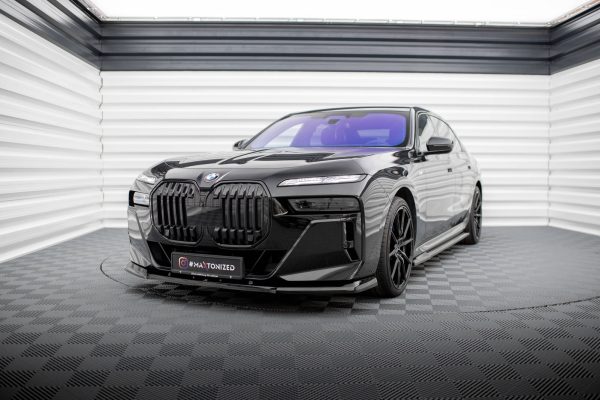BMW 7 Pack M / M760e / I7 Pack M G70 - Lâmina frontal V.1 | BM-7-G70-MPACK-FD1G | Produto Maxton Design distribuído por Unicartuning.