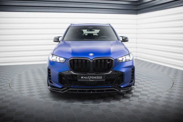 BMW X5 Pack M G05 (facelift) - Lâmina frontal V.1 | BM-X5-05F-MPACK-FD1G+FD1RG | Produto Maxton Design distribuído por Unicartuning.
