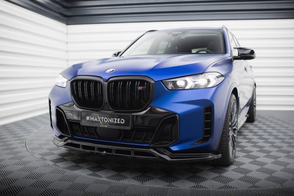 BMW X5 Pack M G05 (facelift) - Lâmina frontal V.1 | BM-X5-05F-MPACK-FD1G+FD1RG | Produto Maxton Design distribuído por Unicartuning.