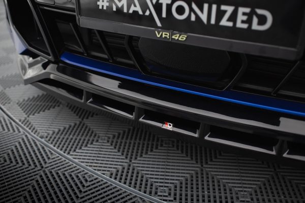 BMW X5 Pack M G05 (facelift) - Lâmina frontal V.1 | BM-X5-05F-MPACK-FD1G+FD1RG | Produto Maxton Design distribuído por Unicartuning.