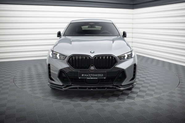 BMW X6 Pack M G06 (facelift) - Lâmina frontal V.1 | BM-X6-G06F-MPACK-FD1G+FD1RG | Produto Maxton Design distribuído por Unicartuning. BMW X6 Pack M G06 (facelift) - Lâmina frontal V.1 | BM-X6-G06F-MPACK-FD1G+FD1RG | Produto Maxton Design distribuído por Unicartuning.