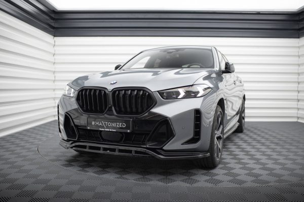 BMW X6 Pack M G06 (facelift) - Lâmina frontal V.1 | BM-X6-G06F-MPACK-FD1G+FD1RG | Produto Maxton Design distribuído por Unicartuning. BMW X6 Pack M G06 (facelift) - Lâmina frontal V.1 | BM-X6-G06F-MPACK-FD1G+FD1RG | Produto Maxton Design distribuído por Unicartuning.