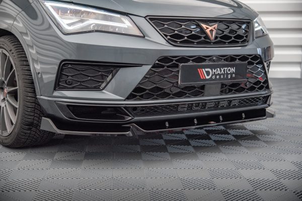 Cupra Ateca Mk1 - Lâmina frontal V.1 | CU-AT-1-FD1G | Produto Maxton Design distribuído por Unicartuning. Cupra Ateca Mk1 - Lâmina frontal V.1 | CU-AT-1-FD1G | Produto Maxton Design distribuído por Unicartuning.