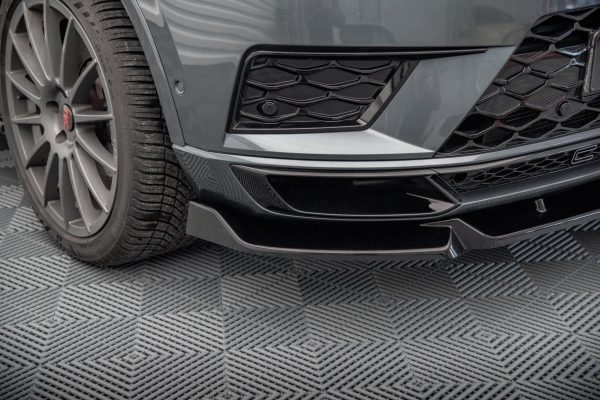 Cupra Ateca Mk1 - Lâmina frontal V.1 | CU-AT-1-FD1G | Produto Maxton Design distribuído por Unicartuning. Cupra Ateca Mk1 - Lâmina frontal V.1 | CU-AT-1-FD1G | Produto Maxton Design distribuído por Unicartuning.
