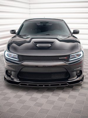 Dodge Charger SRT Mk7 (facelift) - Lâmina frontal V.1 | DO-CH-2-SRT-FD1G+FD1RG | Produto Maxton Design distribuído por Unicartuning.