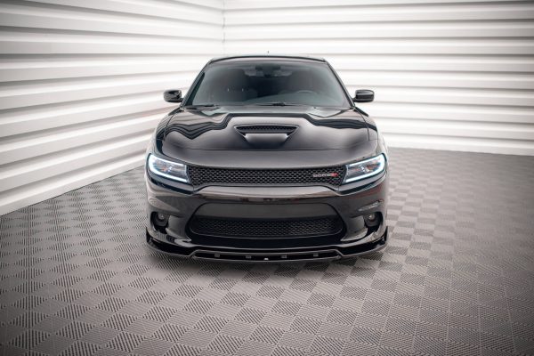 Dodge Charger SRT Mk7 (facelift) - Lâmina frontal V.1 | DO-CH-2-SRT-FD1G+FD1RG | Produto Maxton Design distribuído por Unicartuning.