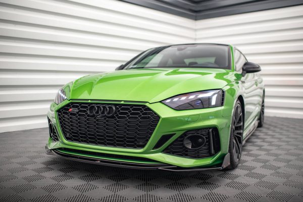 Audi RS5 F5 (facelift) - Lâmina frontal V.1 + Splitters | AU-RS5-2F-FD1G+FSF | Produto Maxton Design distribuído por Unicartuning. Audi RS5 F5 (facelift) - Lâmina frontal V.1 + Splitters | AU-RS5-2F-FD1G+FSF | Produto Maxton Design distribuído por Unicartuning.