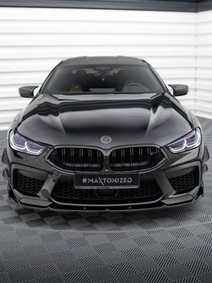 BMW M8 Gran Coupé F93 / Coupé F92 - Lâmina frontal V.1 + Splitters | BM-M8-G16-FD1G+FSF | Produto Maxton Design distribuído por Unicartuning.