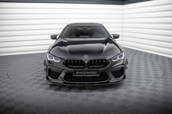 BMW M8 Gran Coupé F93 / Coupé F92 - Lâmina frontal V.1 + Splitters | BM-M8-G16-FD1G+FSF | Produto Maxton Design distribuído por Unicartuning.