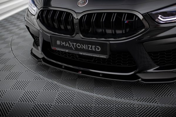 BMW M8 Gran Coupé F93 / Coupé F92 - Lâmina frontal V.1 + Splitters | BM-M8-G16-FD1G+FSF | Produto Maxton Design distribuído por Unicartuning.