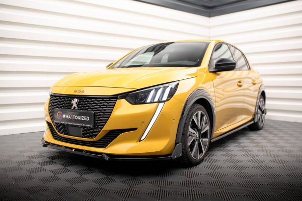 Peugeot 208 GT Mk2 - Lâmina frontal V.1 + Splitters | PE-208-2-GT-FD1G+FSF1B | Produto Maxton Design distribuído por Unicartuning. Peugeot 208 GT Mk2 - Lâmina frontal V.1 + Splitters | PE-208-2-GT-FD1G+FSF1B | Produto Maxton Design distribuído por Unicartuning.