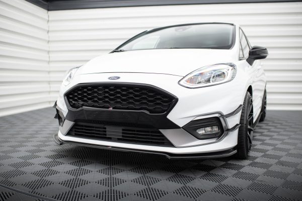 Ford Fiesta Mk8 ST / ST-line - Lâmina frontal V.1 | FO-FI-8-STLINE-FD1G | Produto Maxton Design distribuído por Unicartuning. Ford Fiesta Mk8 ST / ST-line - Lâmina frontal V.1 | FO-FI-8-STLINE-FD1G | Produto Maxton Design distribuído por Unicartuning.
