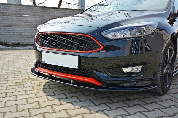 Ford Focus ST-line Mk3 Fl - Lâmina frontal V.1 | FO-FO-3F-STLINE-FD1G | Produto Maxton Design distribuído por Unicartuning. Ford Focus ST-line Mk3 Fl - Lâmina frontal V.1 | FO-FO-3F-STLINE-FD1G | Produto Maxton Design distribuído por Unicartuning.