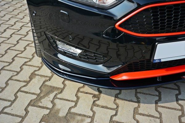 Ford Focus ST-line Mk3 Fl - Lâmina frontal V.1 | FO-FO-3F-STLINE-FD1G | Produto Maxton Design distribuído por Unicartuning. Ford Focus ST-line Mk3 Fl - Lâmina frontal V.1 | FO-FO-3F-STLINE-FD1G | Produto Maxton Design distribuído por Unicartuning.