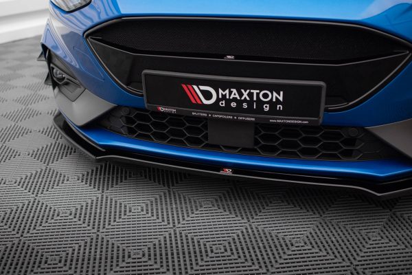 Ford Focus ST / ST-line Mk4 (facelift) - Lâmina frontal V.1 | FO-FO-4-STLINE-FD1G | Produto Maxton Design distribuído por Unicartuning.
