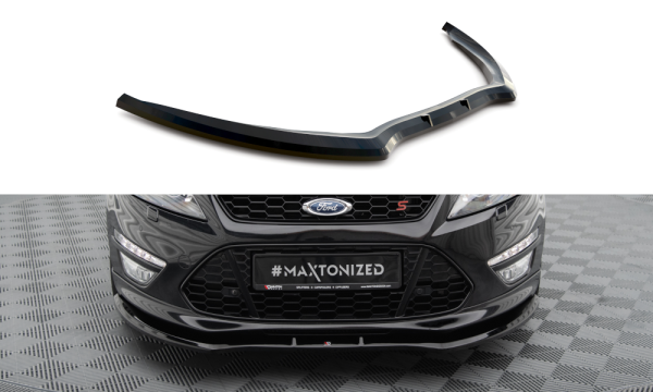 Ford Mondeo ST-line Mk4 (facelift) - Lâmina frontal V.1 | FO-MO-4-STLINE-K-FD1G | Produto Maxton Design distribuído por Unicartuning.